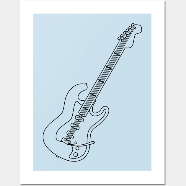 Guitar Wall Art by THP Creative